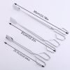 3pcs/set Stainless Steel Clip Barbecue Baking Kitchen Tool Multi-Functional Food Clip