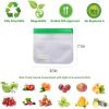 8pcs Reusable sandwich Bags BPA Free- Extra Thick Durable Reusable Storage Bags - Reusable Snack Bags For Food Fruit Travel Storage Home Organization