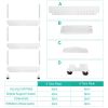 3 Tiers Slim Storage Cart Mobile Rolling Shelf Unit Narrow Space Shelf for Kitchen Bathroom Pantry Laundry Garage Office