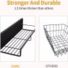 Magnetic Spice Racks for Refrigerator, 4 Pack Magnetic Spice Rack Organizer with Super Strong Magnetic, Metal Fridge Spice and Seasoning Organizer She