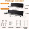 Magnetic Spice Racks for Refrigerator, 4 Pack Magnetic Spice Rack Organizer with Super Strong Magnetic, Metal Fridge Spice and Seasoning Organizer She